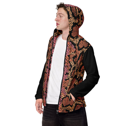 Scale Print Men’s windbreaker