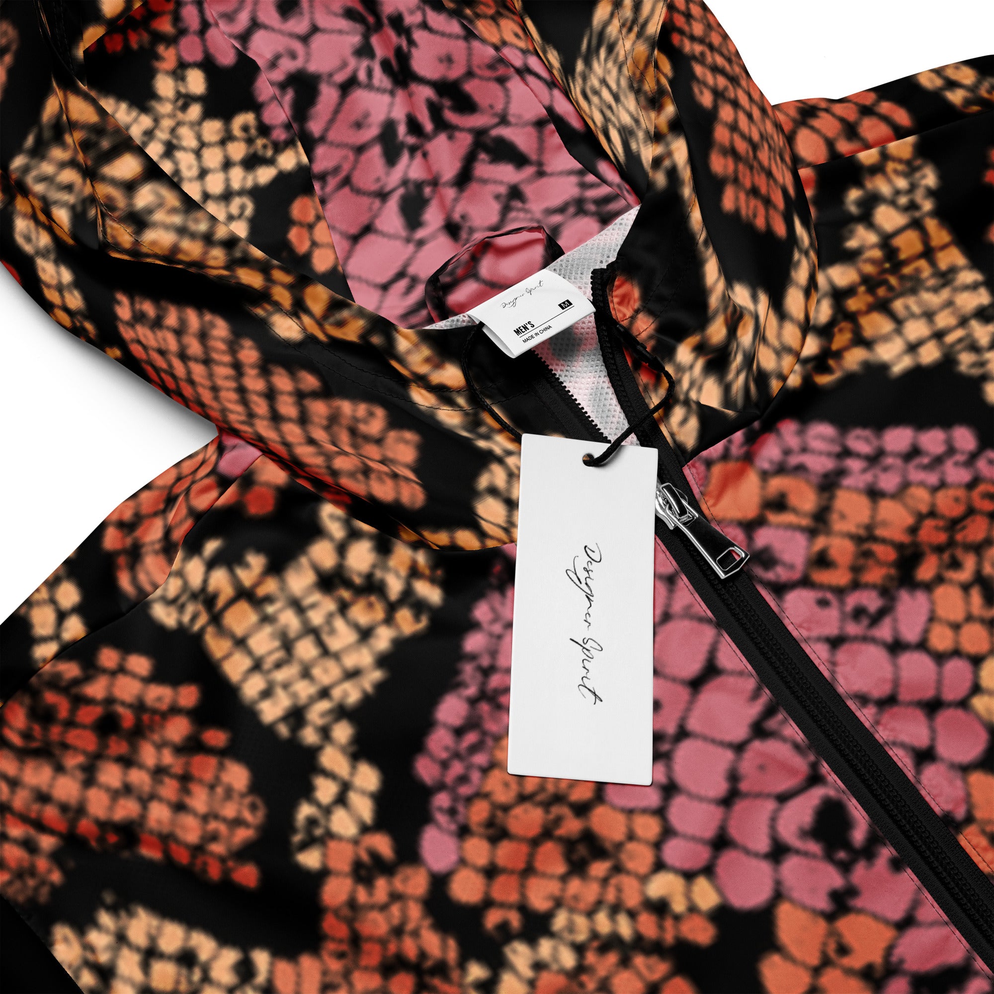 Scale Print Men’s windbreaker