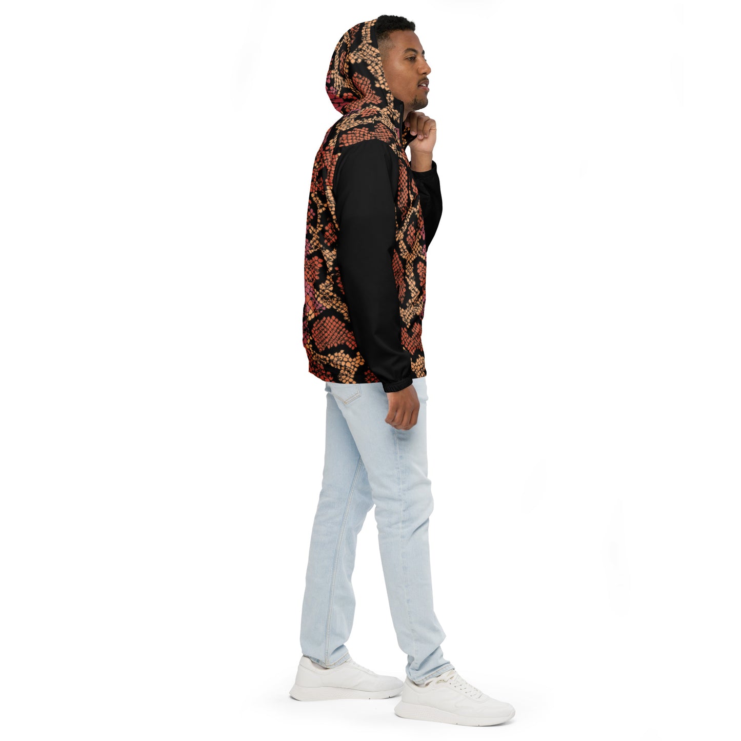 Scale Print Men’s windbreaker