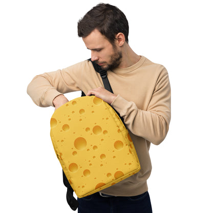 Cheese Print Minimalist Backpack