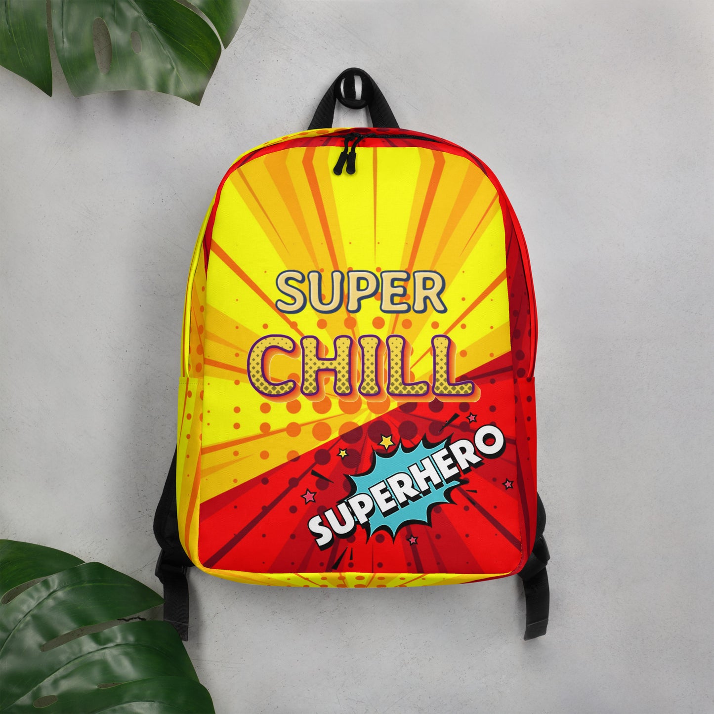 Super Chill Superhero Minimalist Backpack