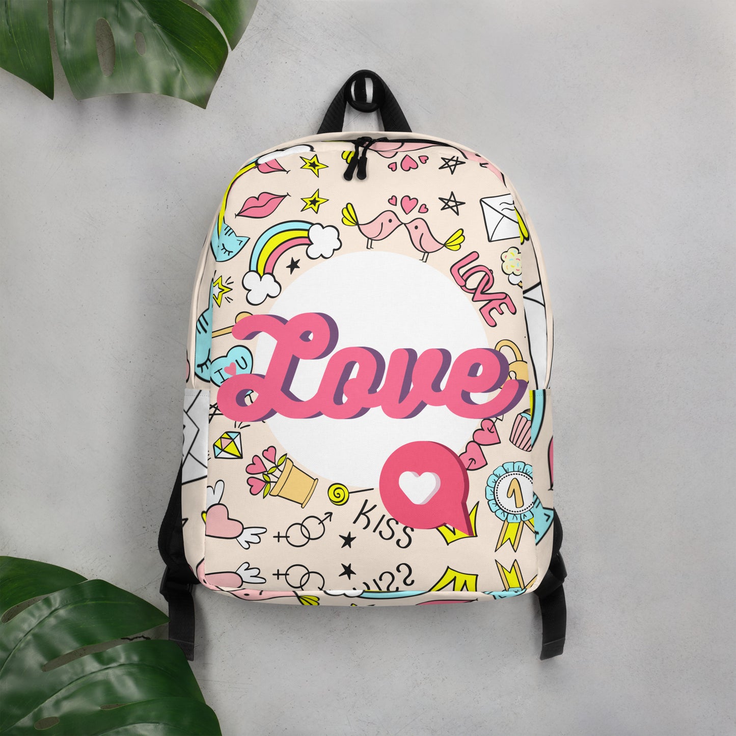 Custom Love Minimalist Backpack