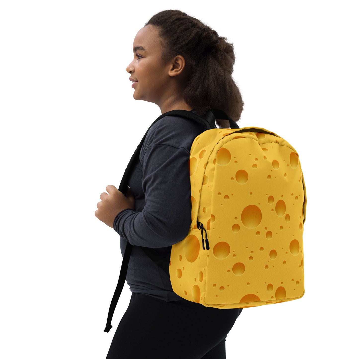 Cheese Print Minimalist Backpack