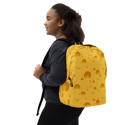 Cheese Print Minimalist Backpack