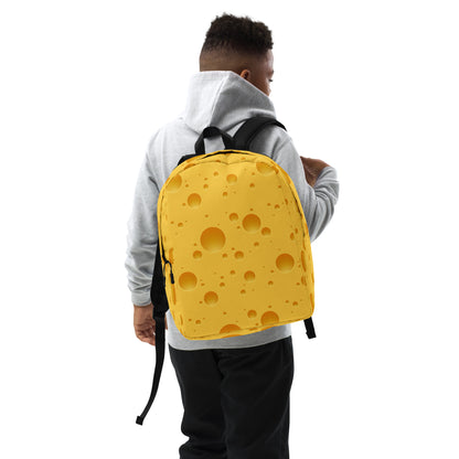 Cheese Print Minimalist Backpack