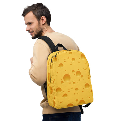 Cheese Print Minimalist Backpack