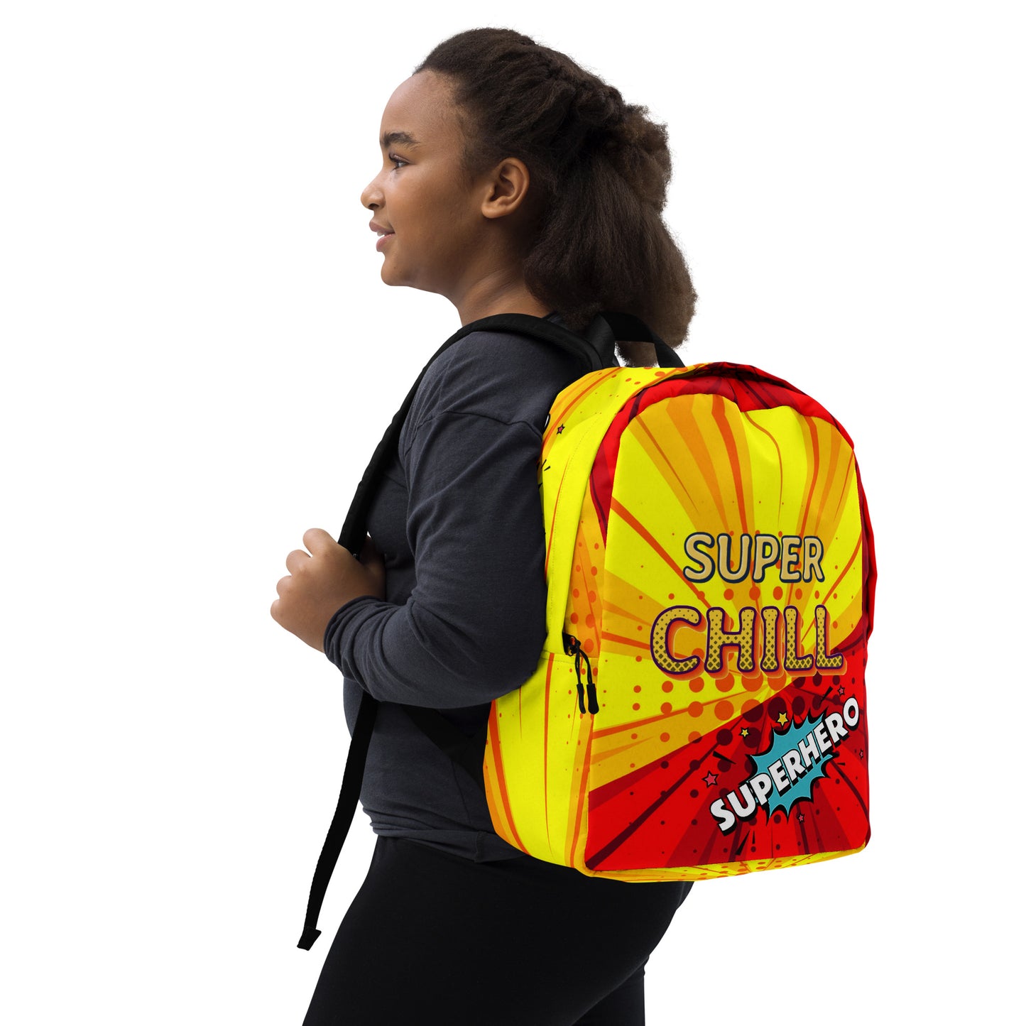 Super Chill Superhero Minimalist Backpack