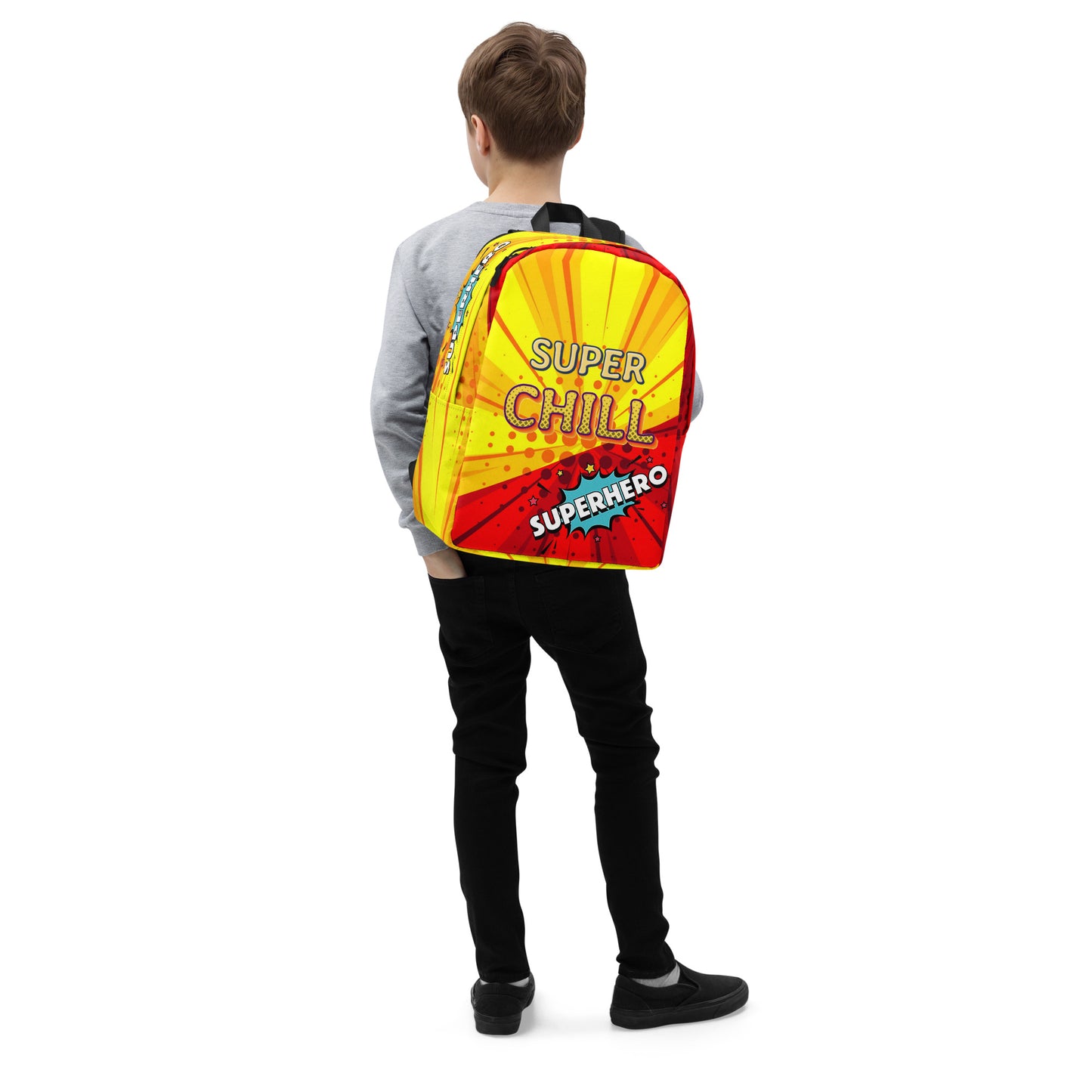 Super Chill Superhero Minimalist Backpack