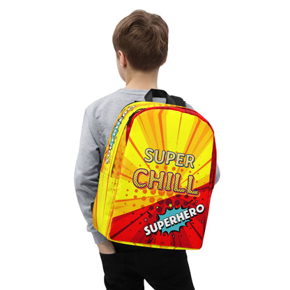 Super Chill Superhero Minimalist Backpack