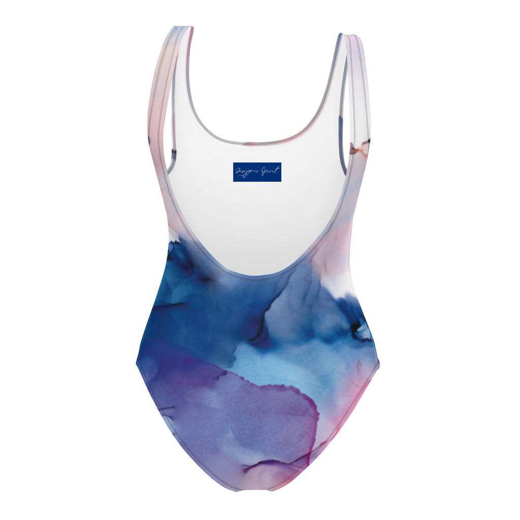 Watercolor One-Piece Swimsuit