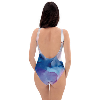 Watercolor One-Piece Swimsuit