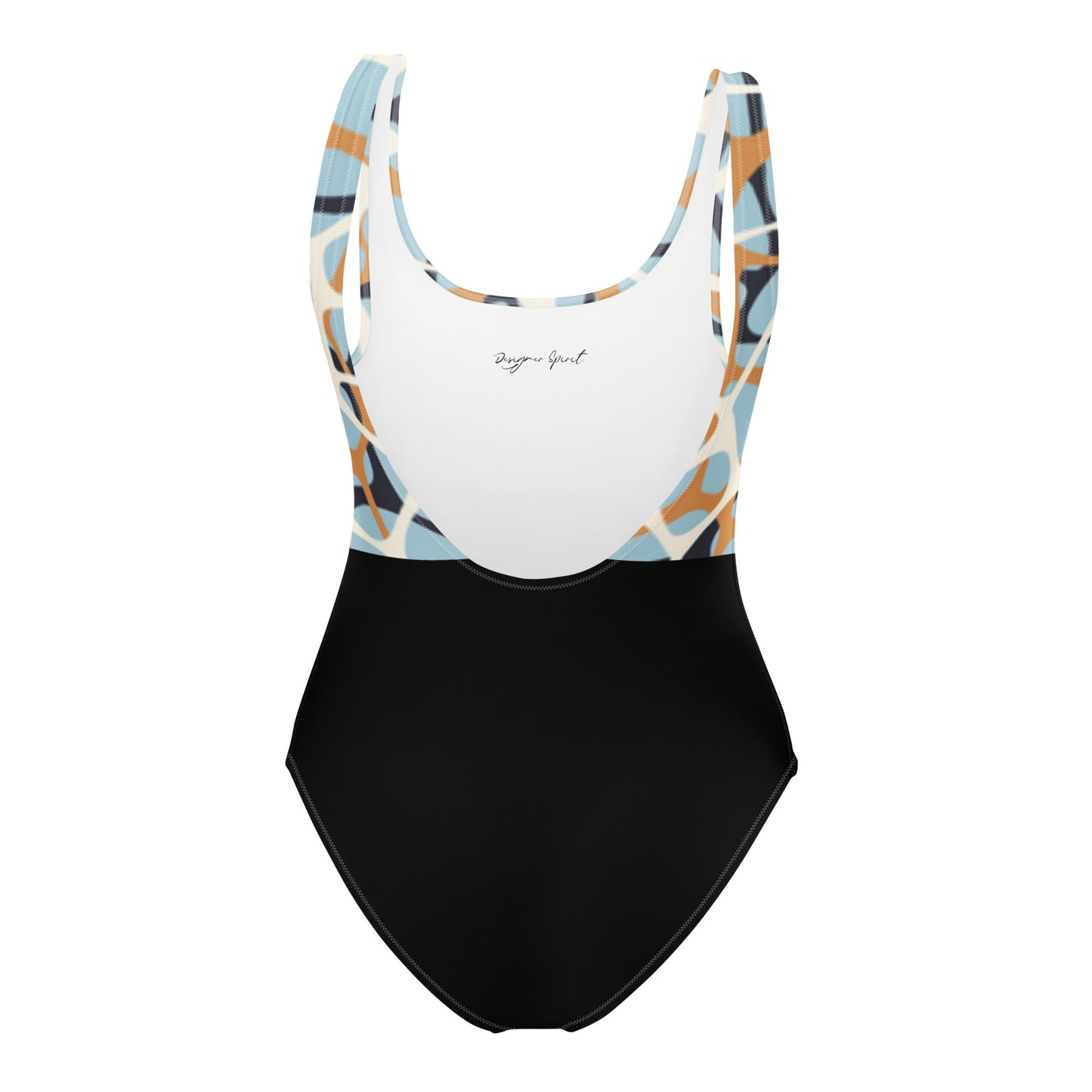 Geometric Print Multi Color One-Piece Swimsuit