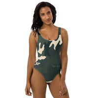 Green Camo One-Piece Swimsuit