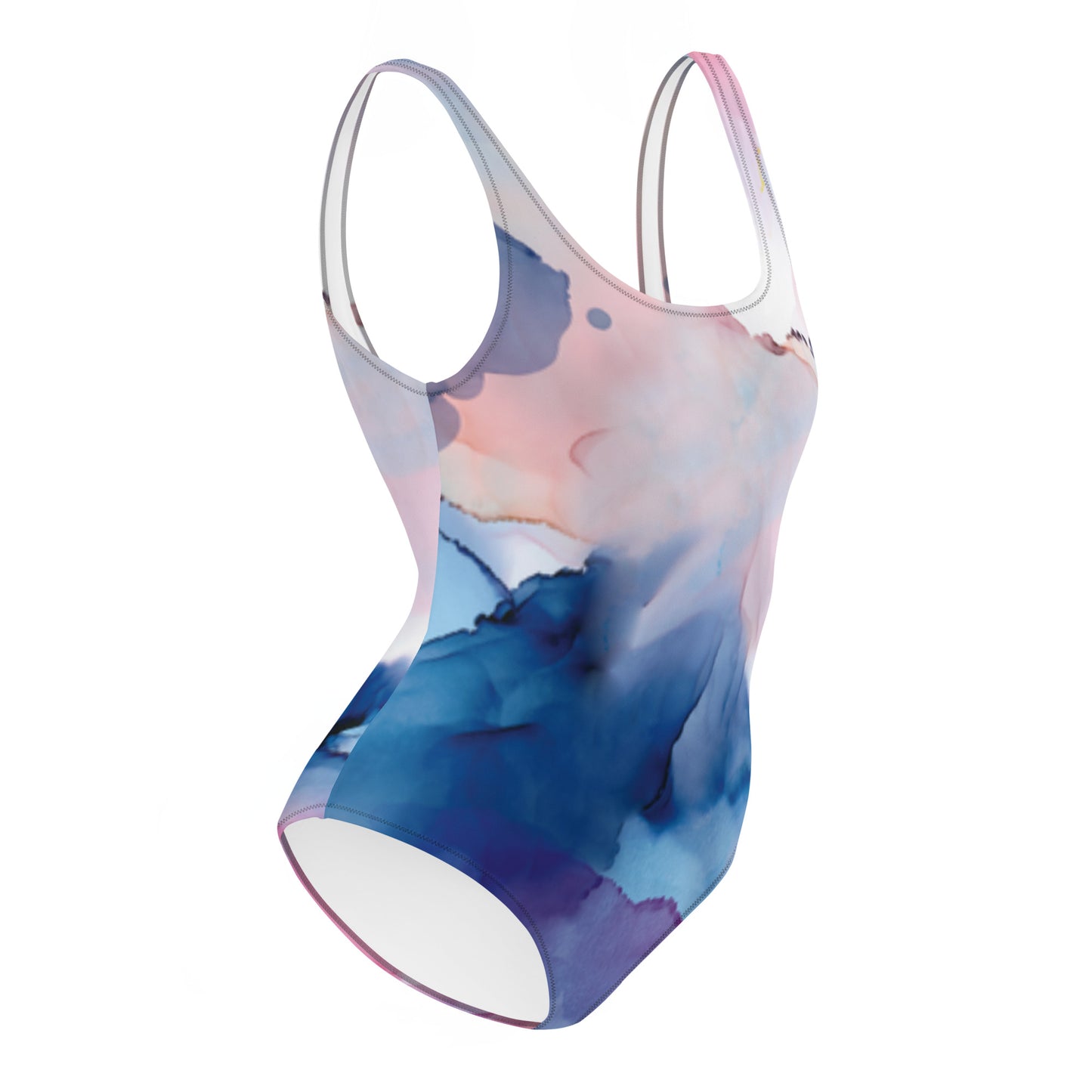 Watercolor One-Piece Swimsuit