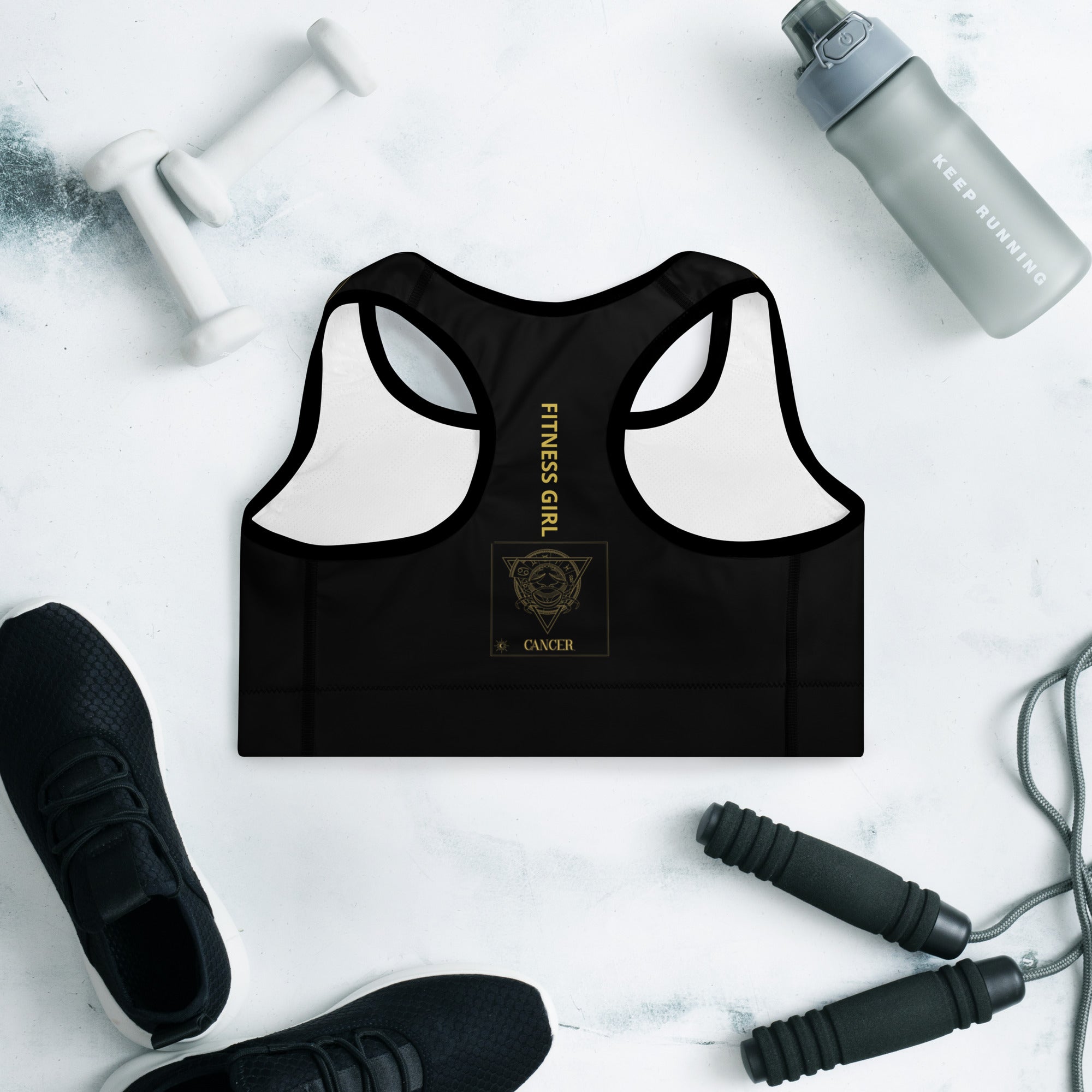 Cancer Padded Sports Bra