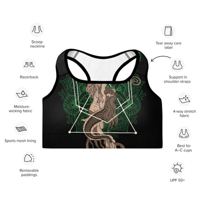 Capricorn Padded Sports Bra