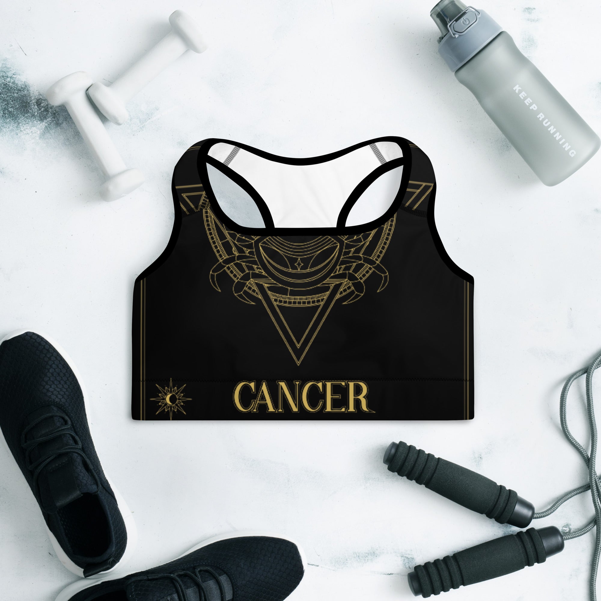 Cancer Padded Sports Bra