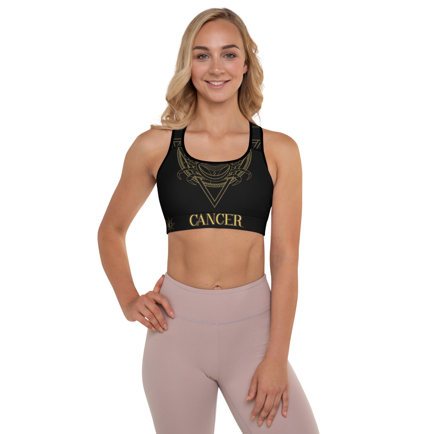 Cancer Padded Sports Bra