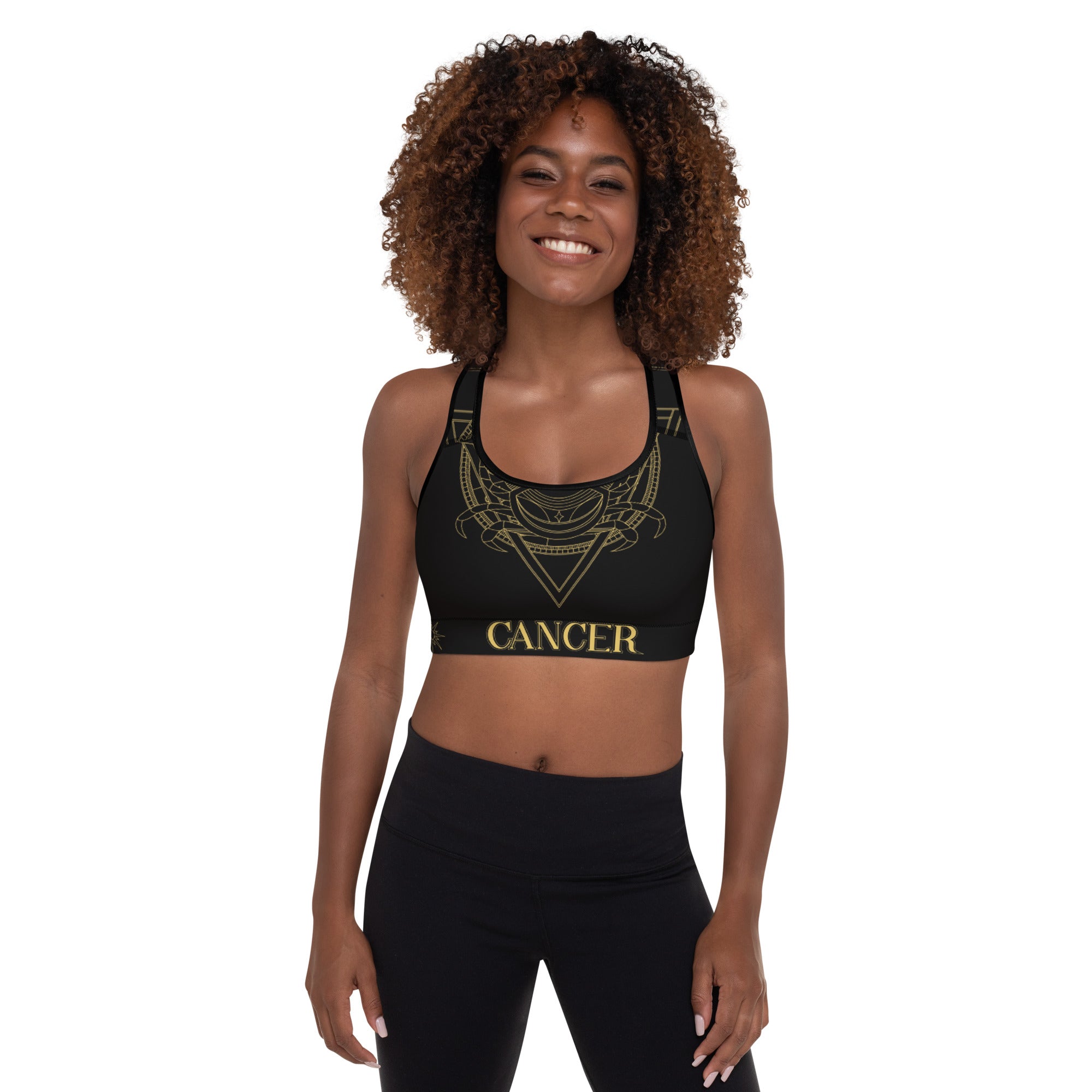 Cancer Padded Sports Bra