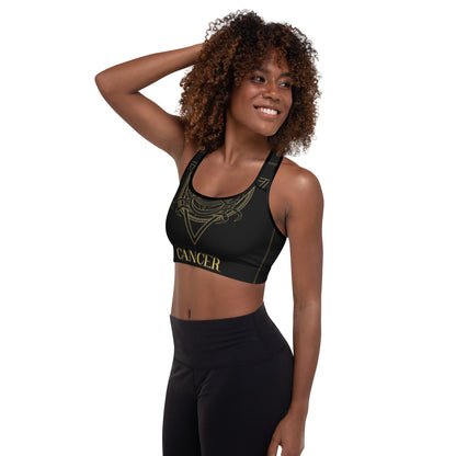 Cancer Padded Sports Bra