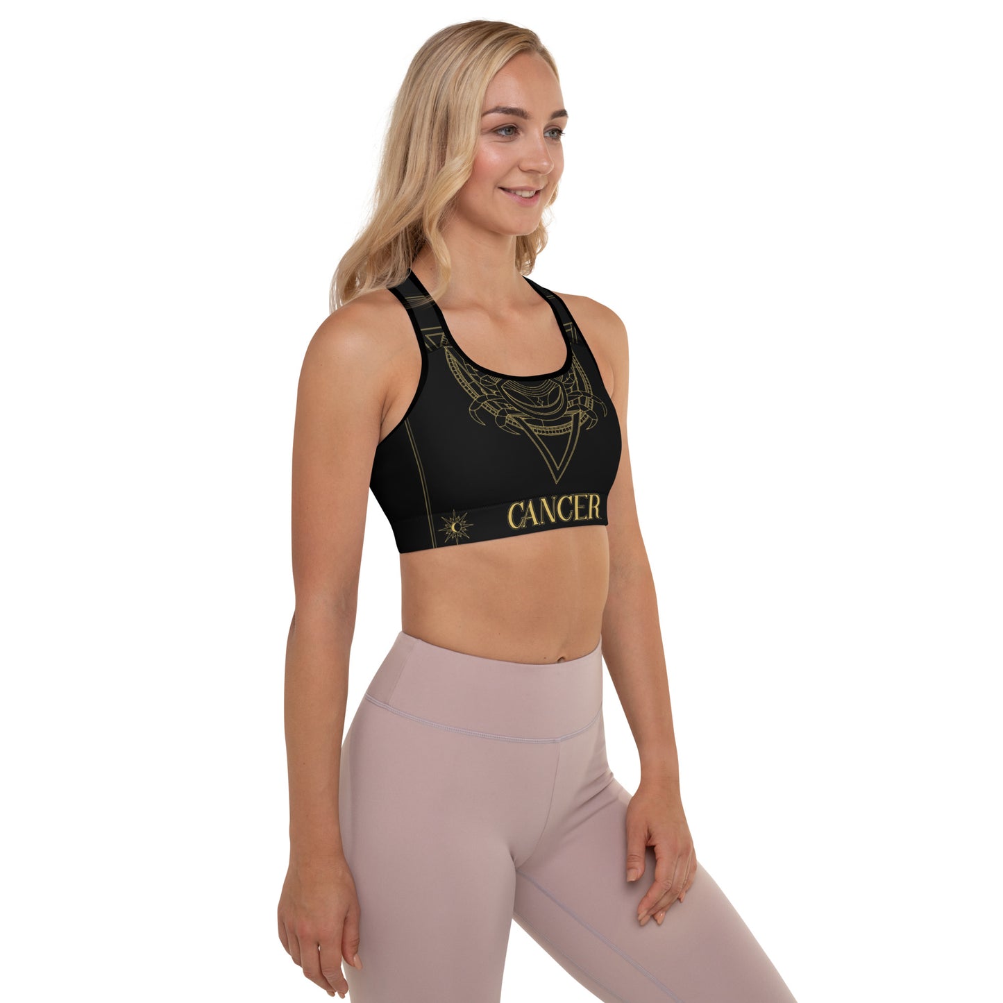 Cancer Padded Sports Bra