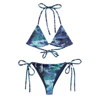Tie Dye recycled string bikini