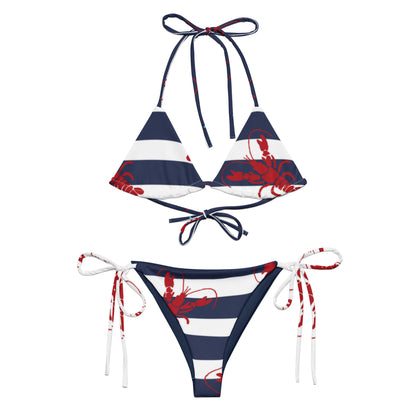 Lobster Print string bikini