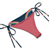 Graphic Print  String Bikini