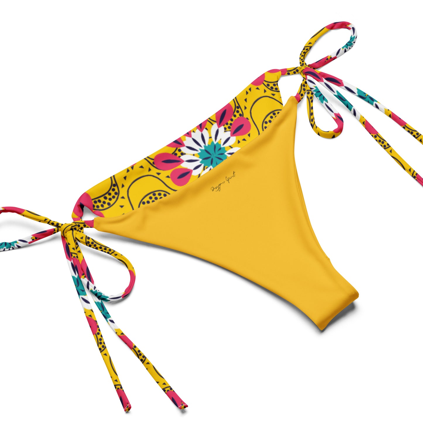 Daisy Print String Bikini