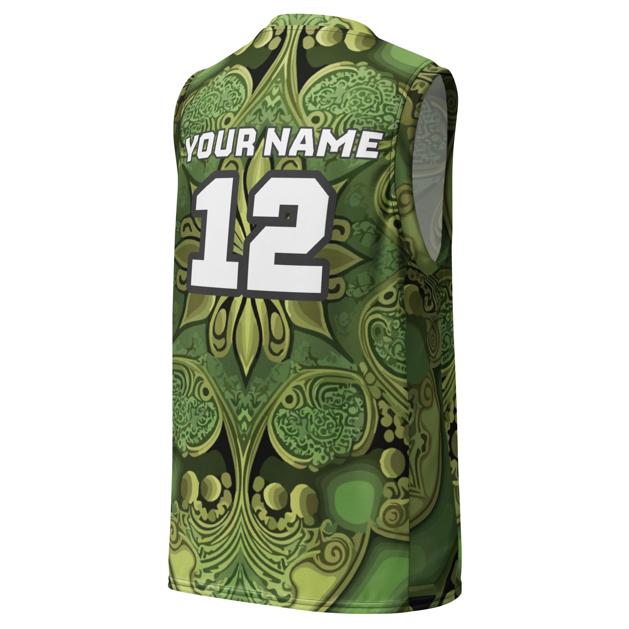 Ancient Vintage Print Custom Basketball Jersey