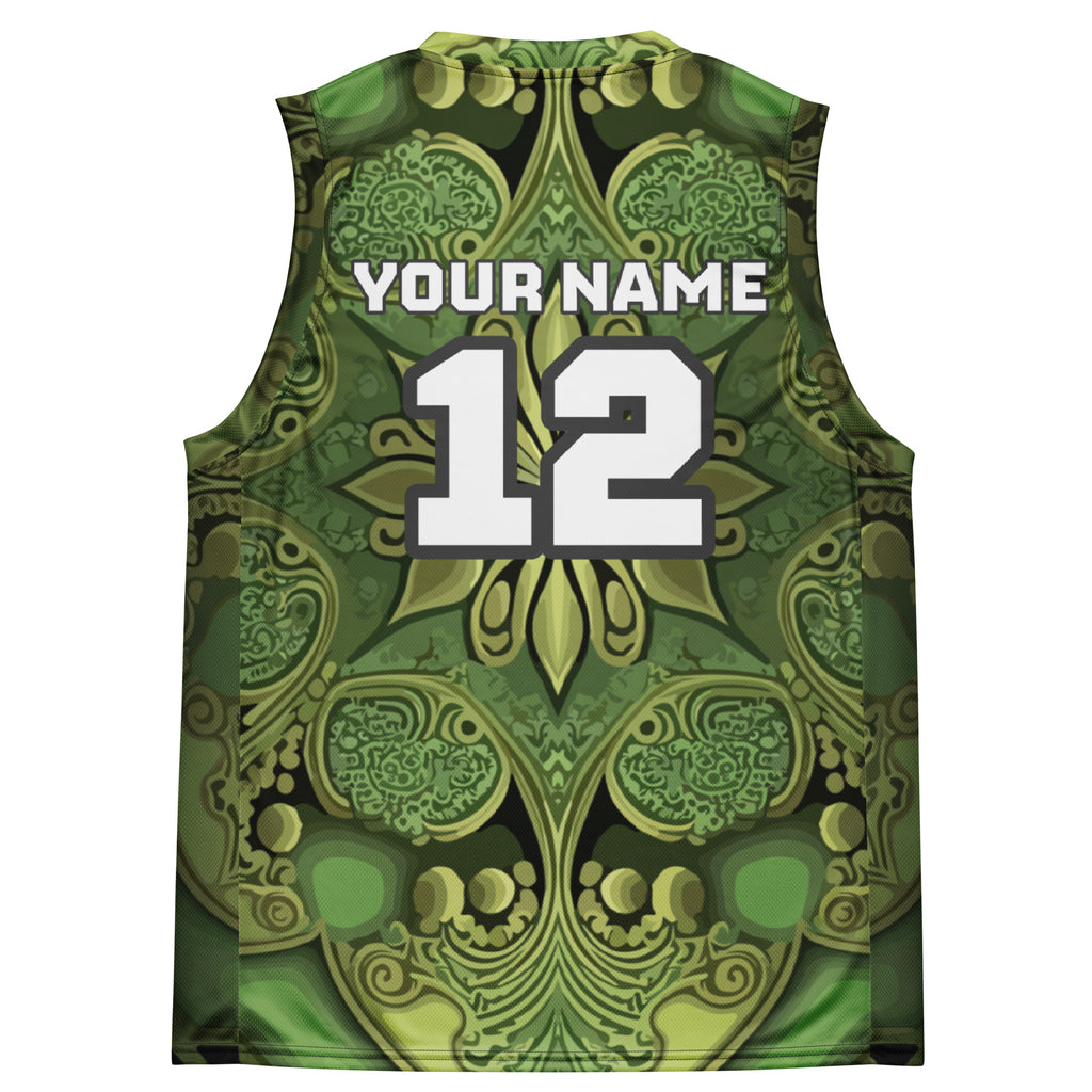 Ancient Vintage Print Custom Basketball Jersey