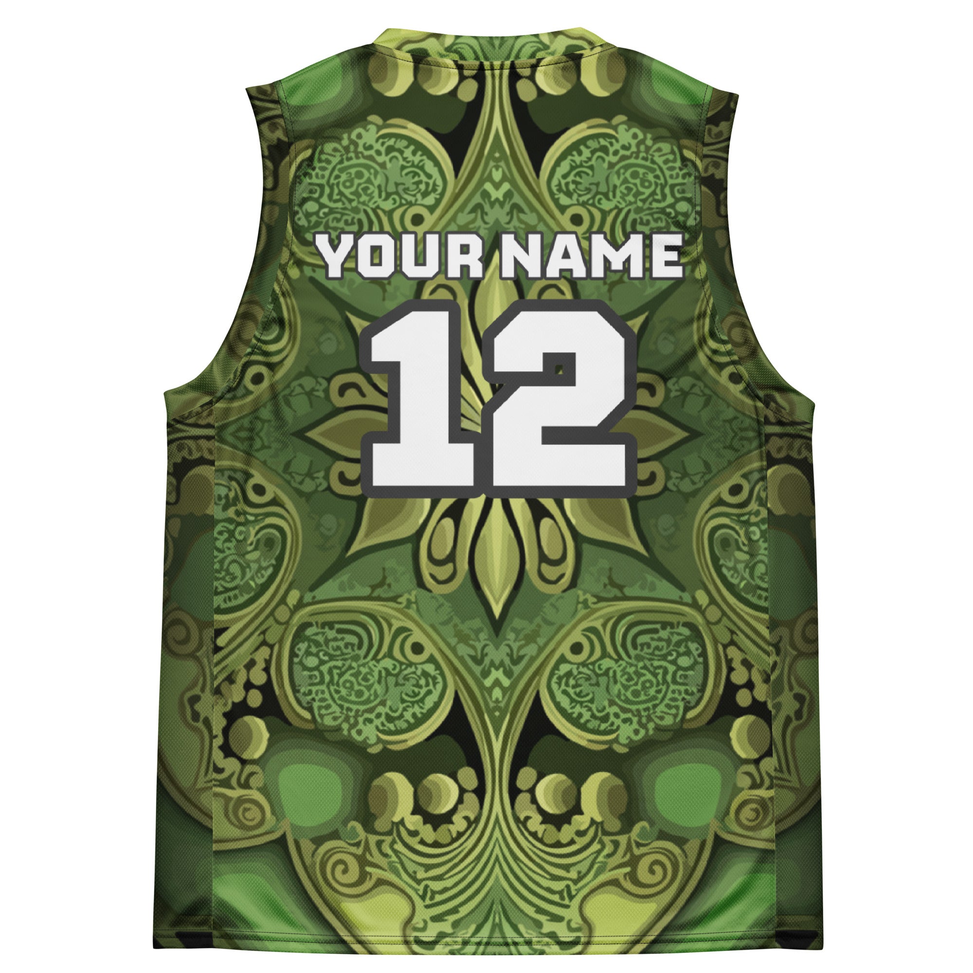 Ancient Vintage Print Custom Basketball Jersey