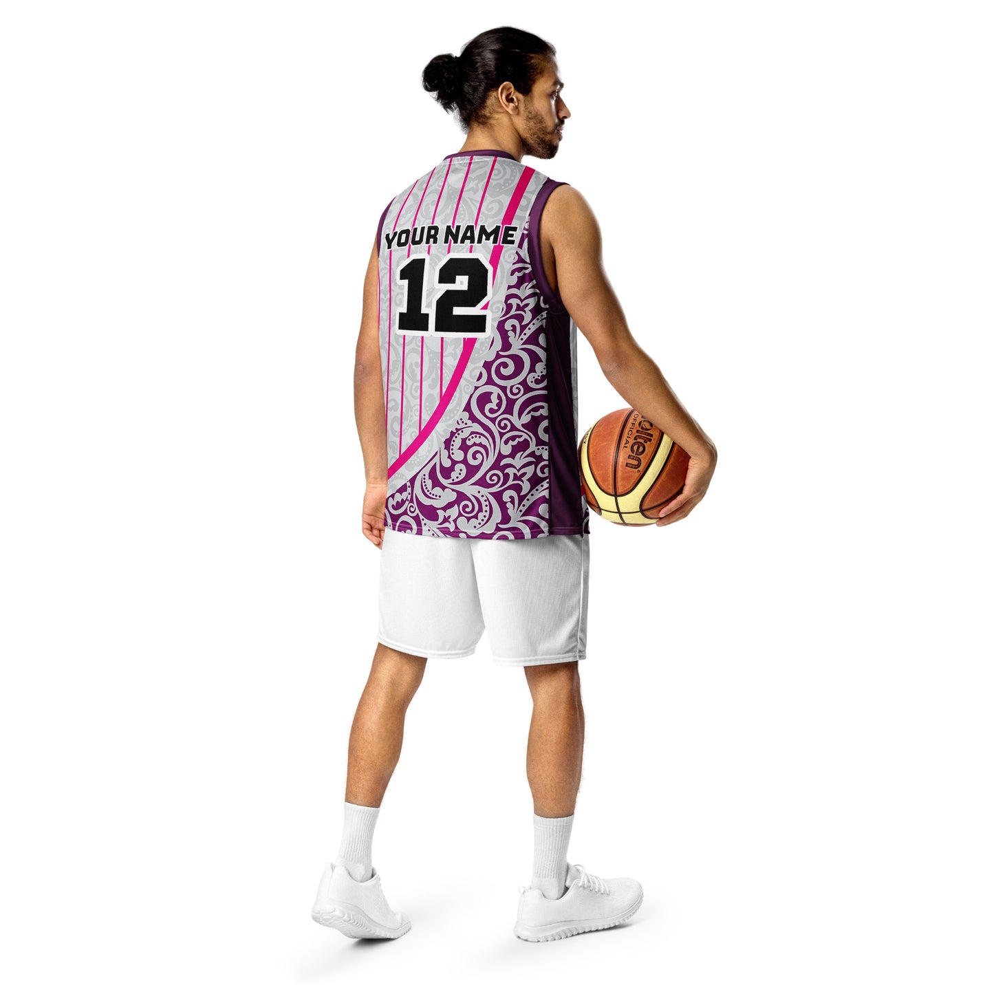 Abstract Print Custom Basketball Jersey