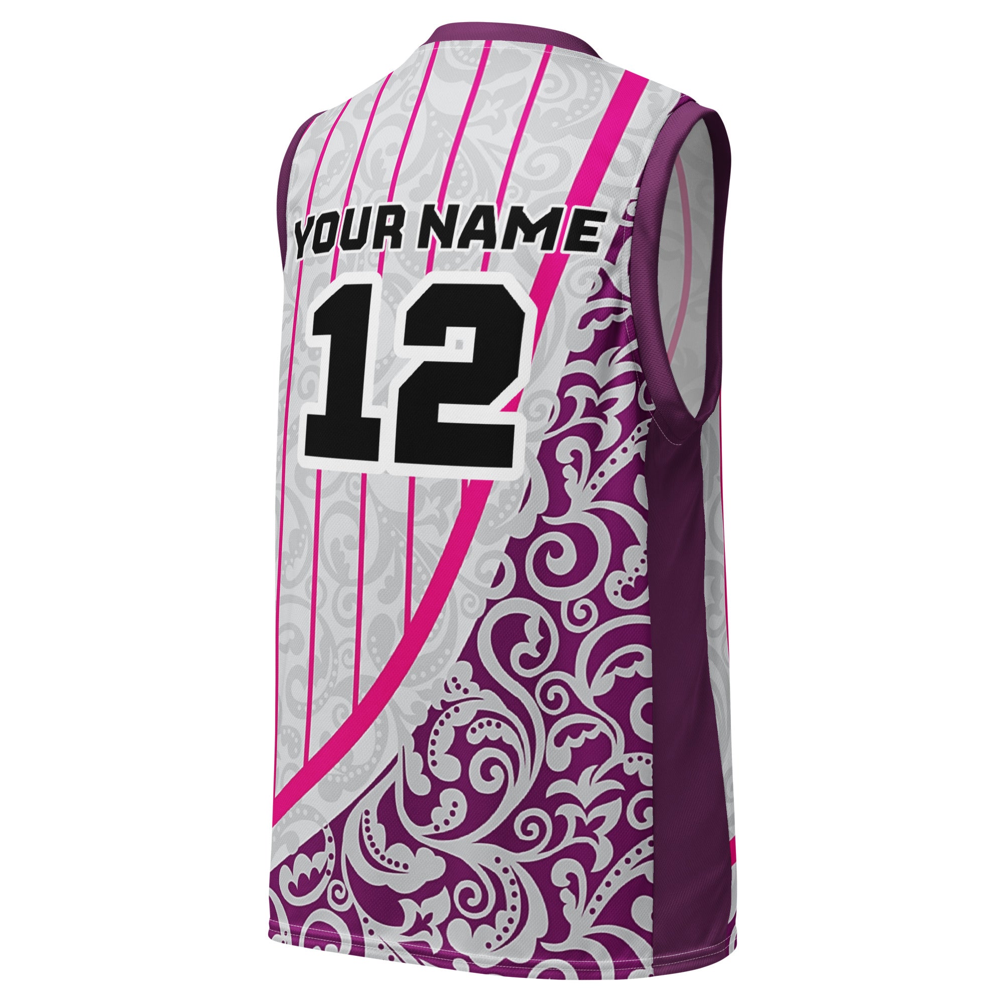 Abstract Print Custom Basketball Jersey