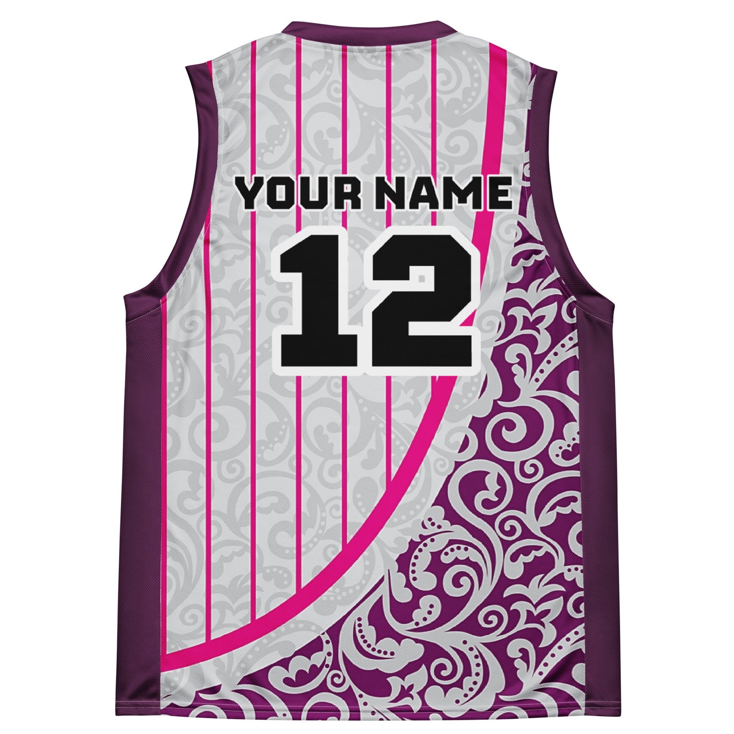 Abstract Print Custom Basketball Jersey