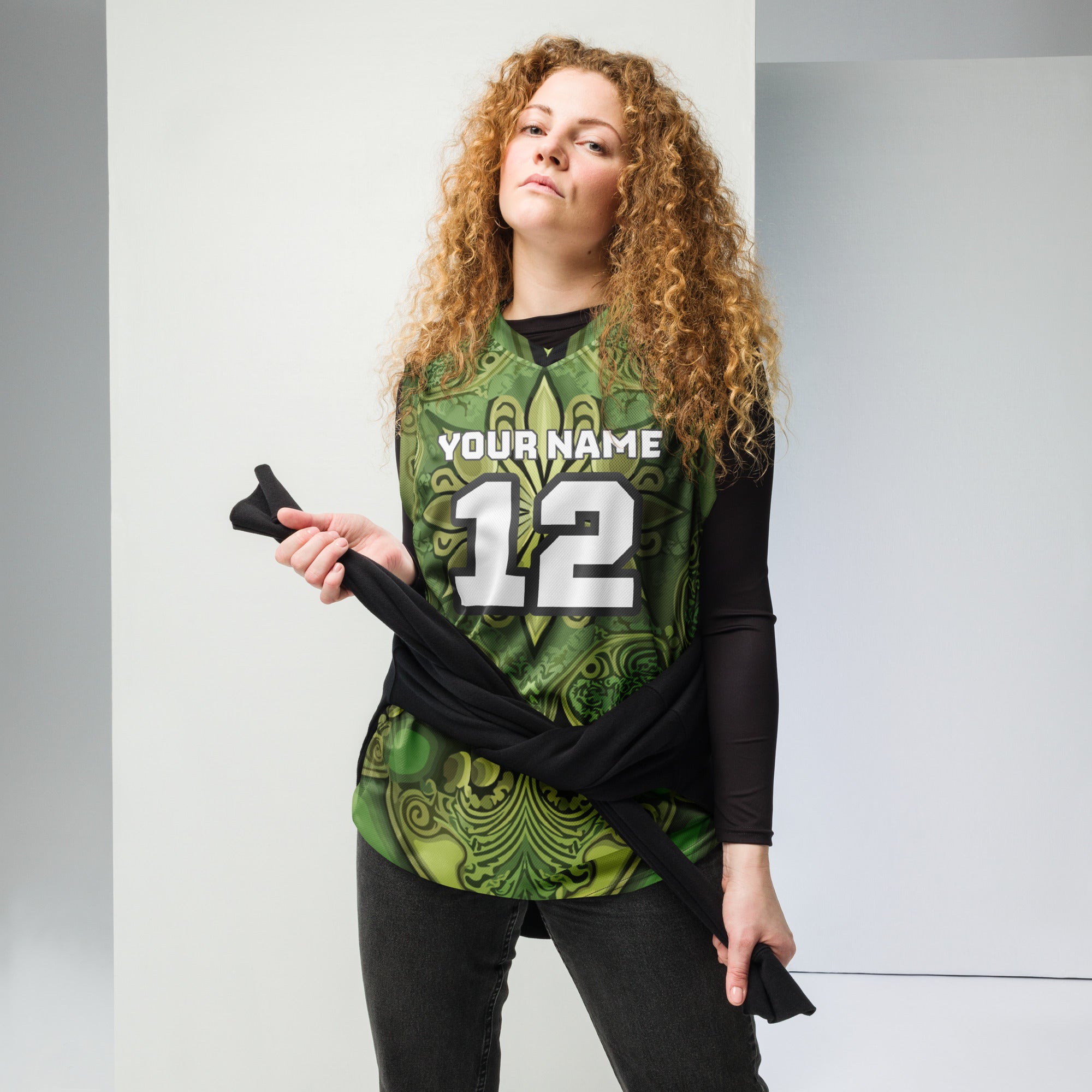 Ancient Vintage Print Custom Basketball Jersey