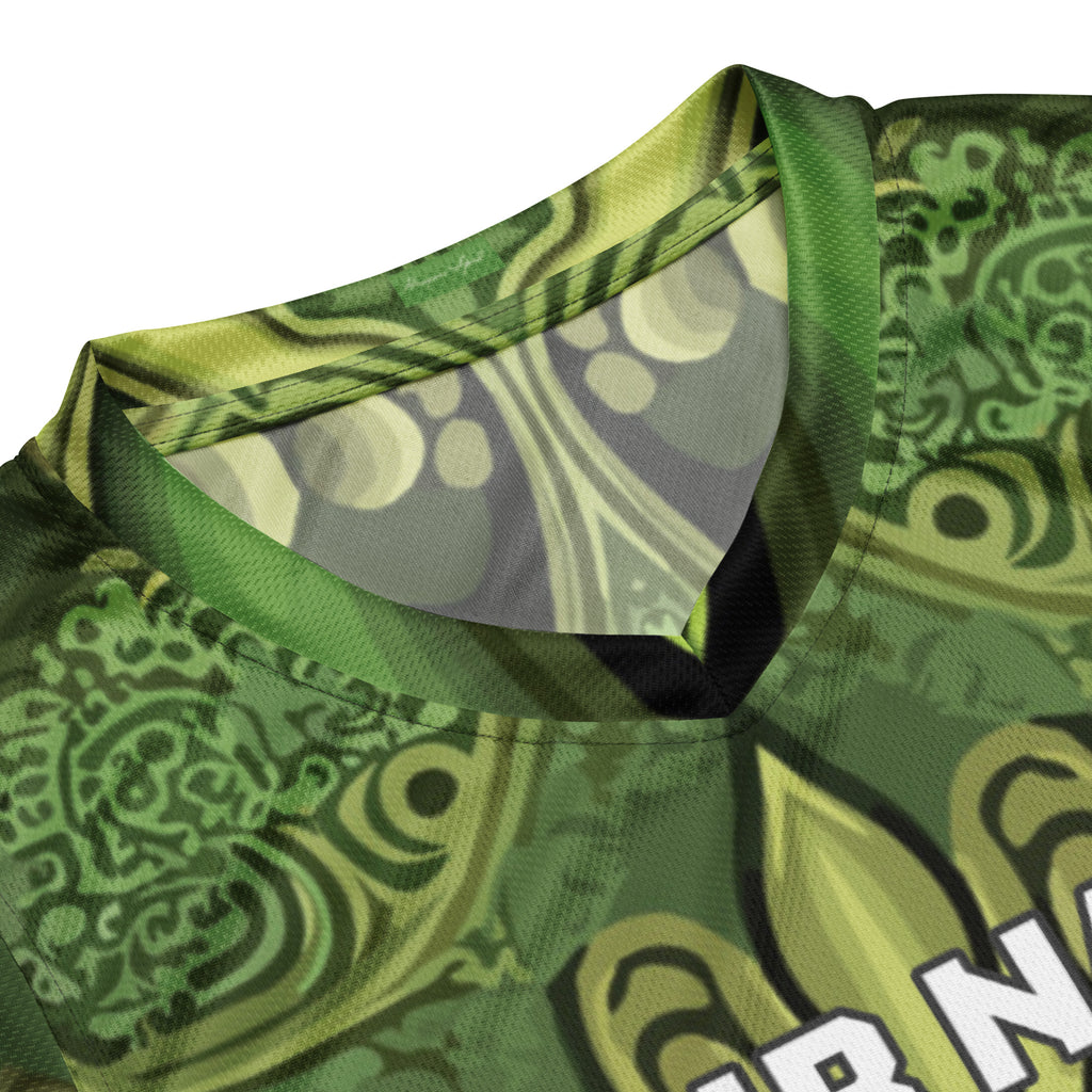 Ancient Vintage Print Custom Basketball Jersey