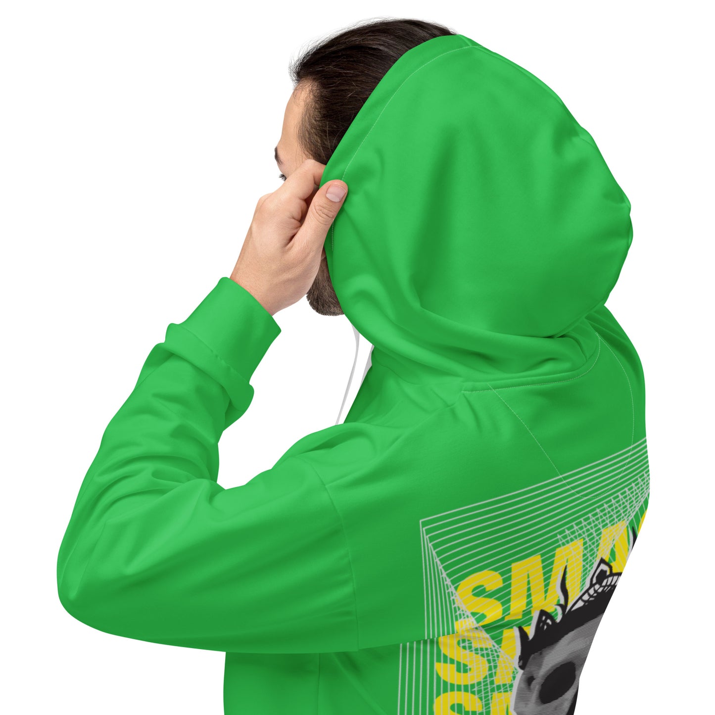 Green Smash the System Unisex Hoodie