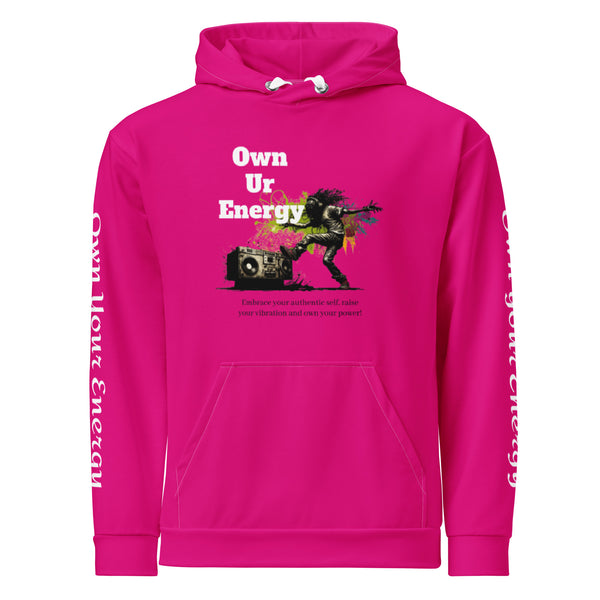 Pink Own Ur Energy Unisex Hoodie