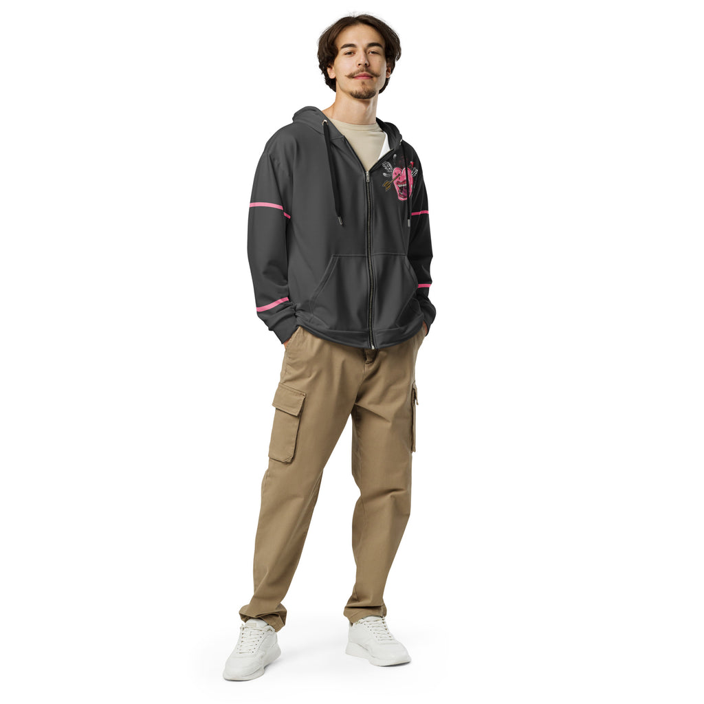 Happy Valentine Unisex zip hoodie