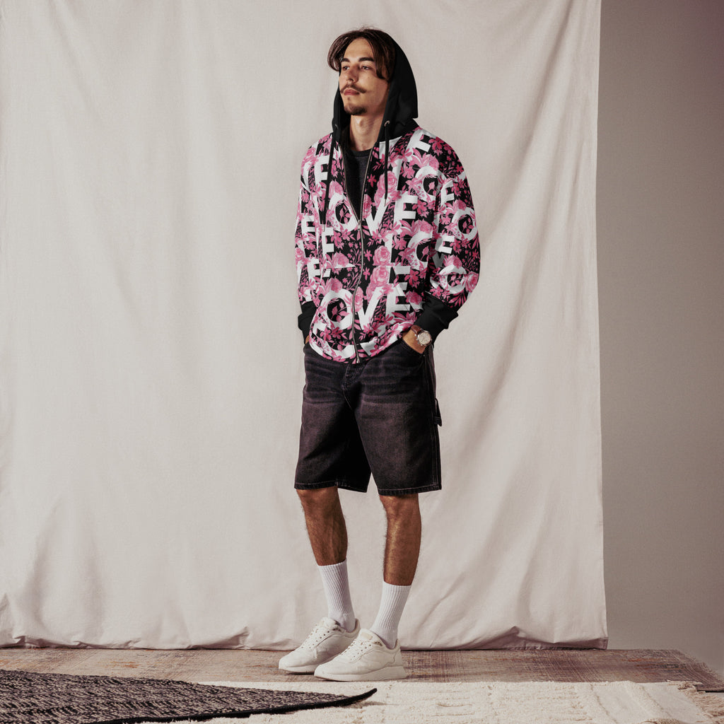 Love Unisex zip hoodie