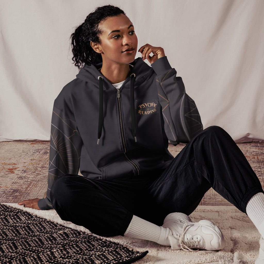 Psychic Reading Unisex zip hoodie