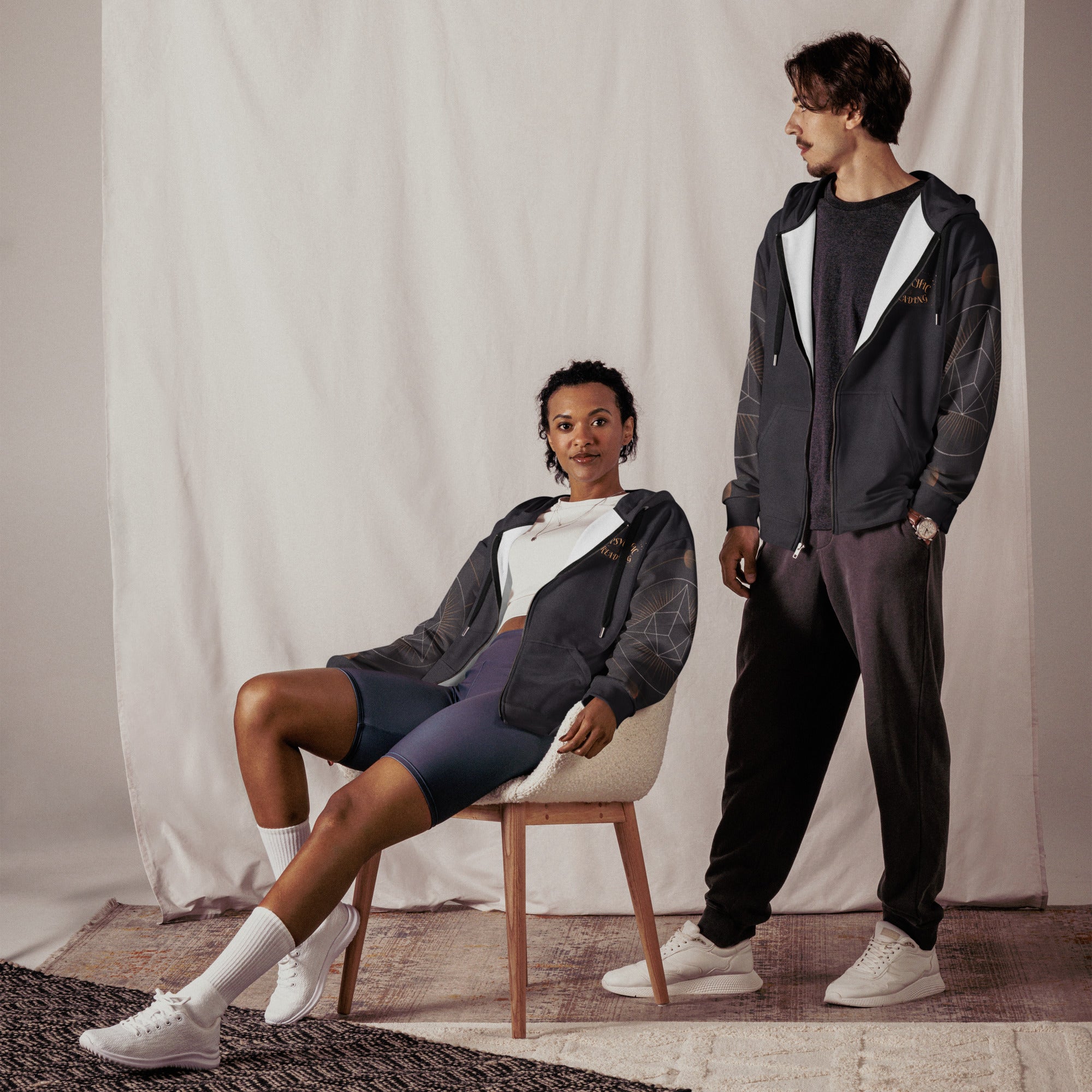 Psychic Reading Unisex zip hoodie