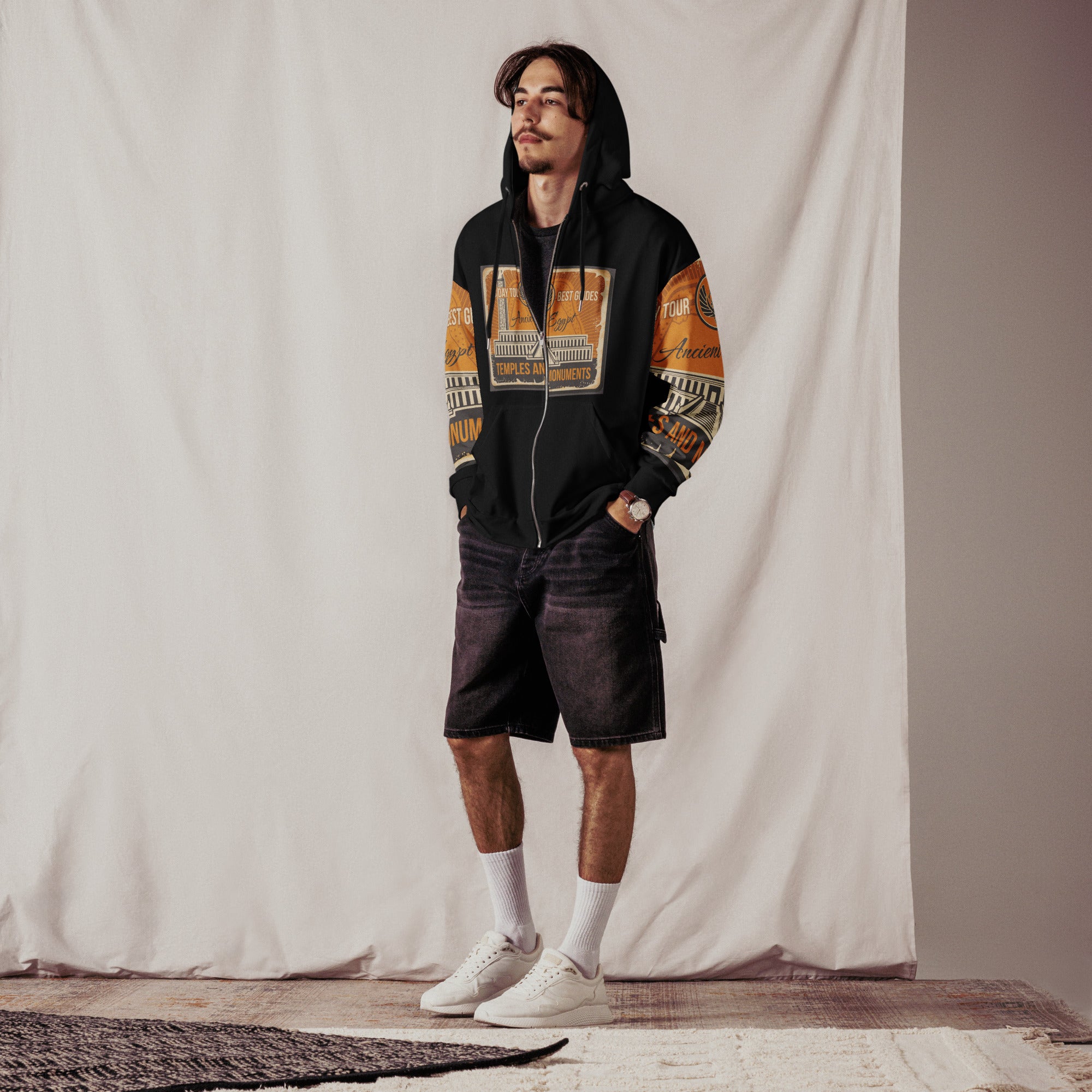 Valley of the Kings Unisex zip hoodie