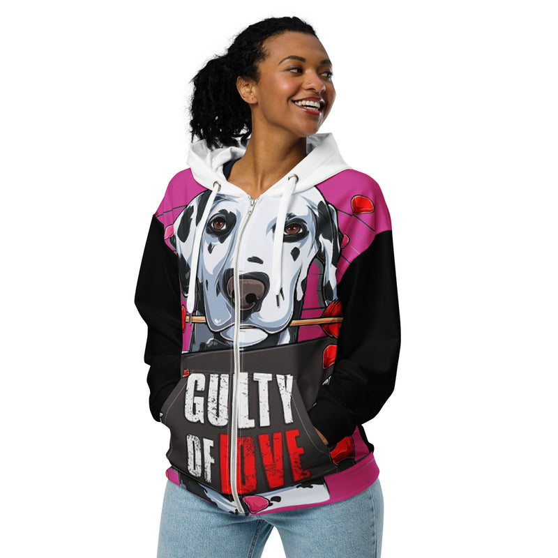 Guilty of Love Unisex zip hoodie