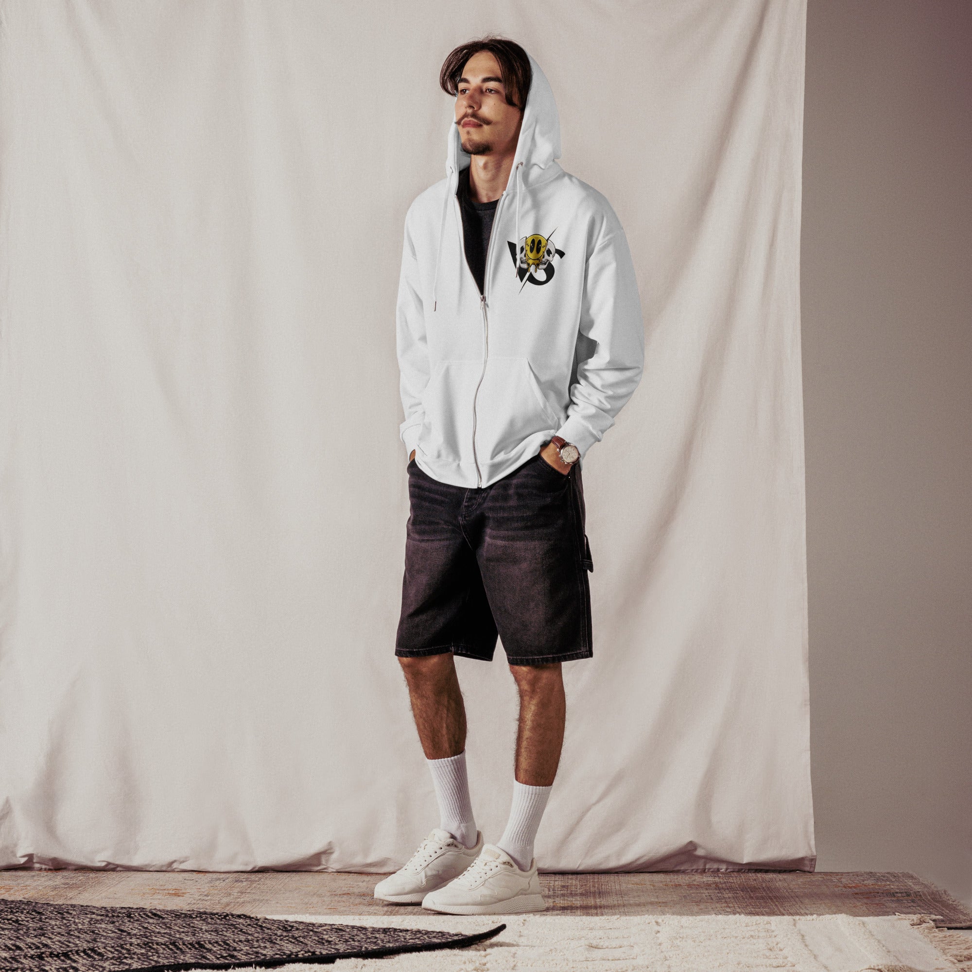 Good Vs Evil Unisex zip hoodie