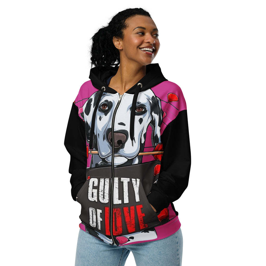 Guilty of Love Unisex zip hoodie