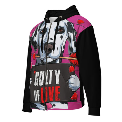 Guilty of Love Unisex zip hoodie