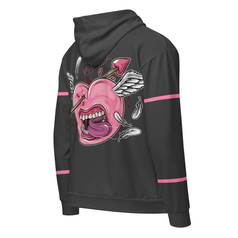 Happy Valentine Unisex zip hoodie