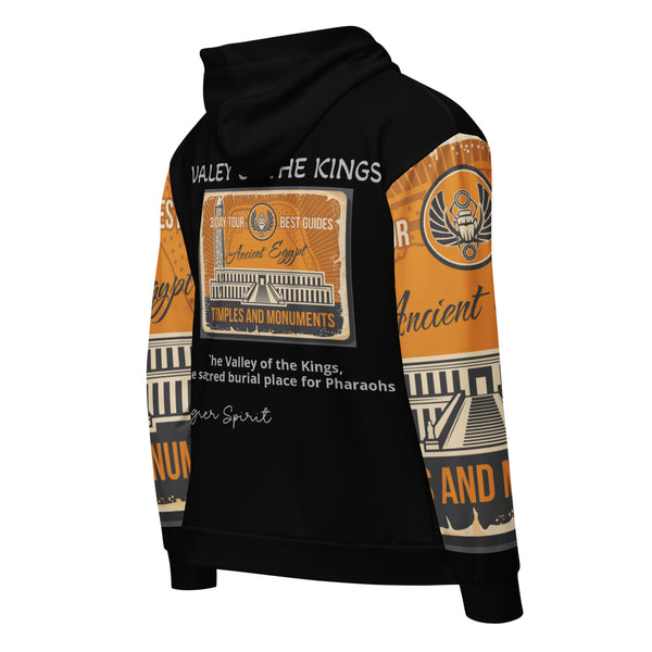 Valley of the Kings Unisex zip hoodie